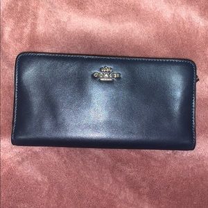 Navy Coach Wallet